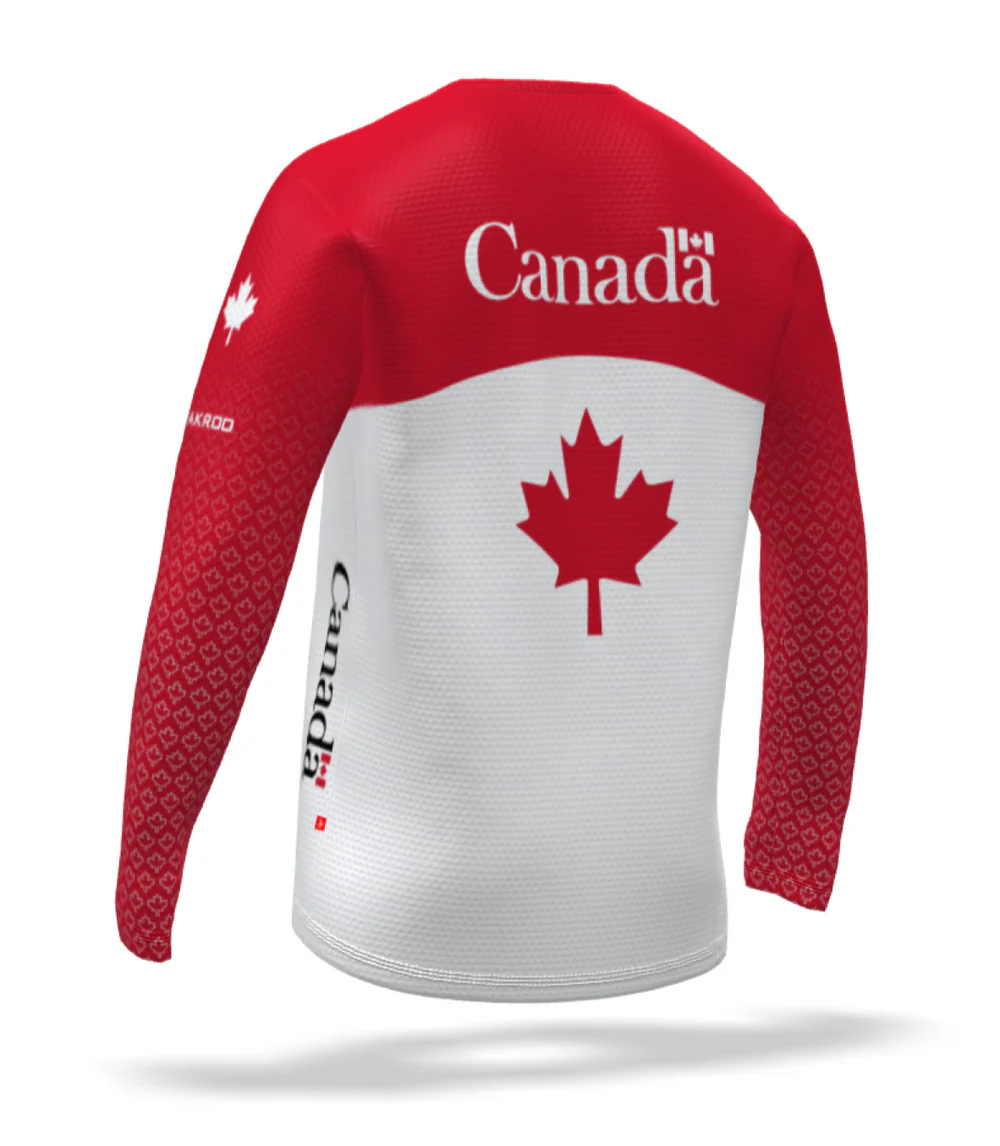 Maillot manches longues Youth Flow de Cyclisme Canada